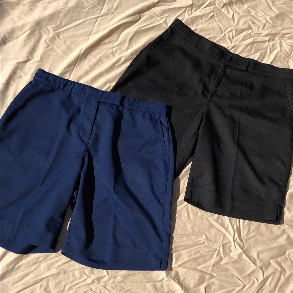 TWO pair of golf shorts - sz 12